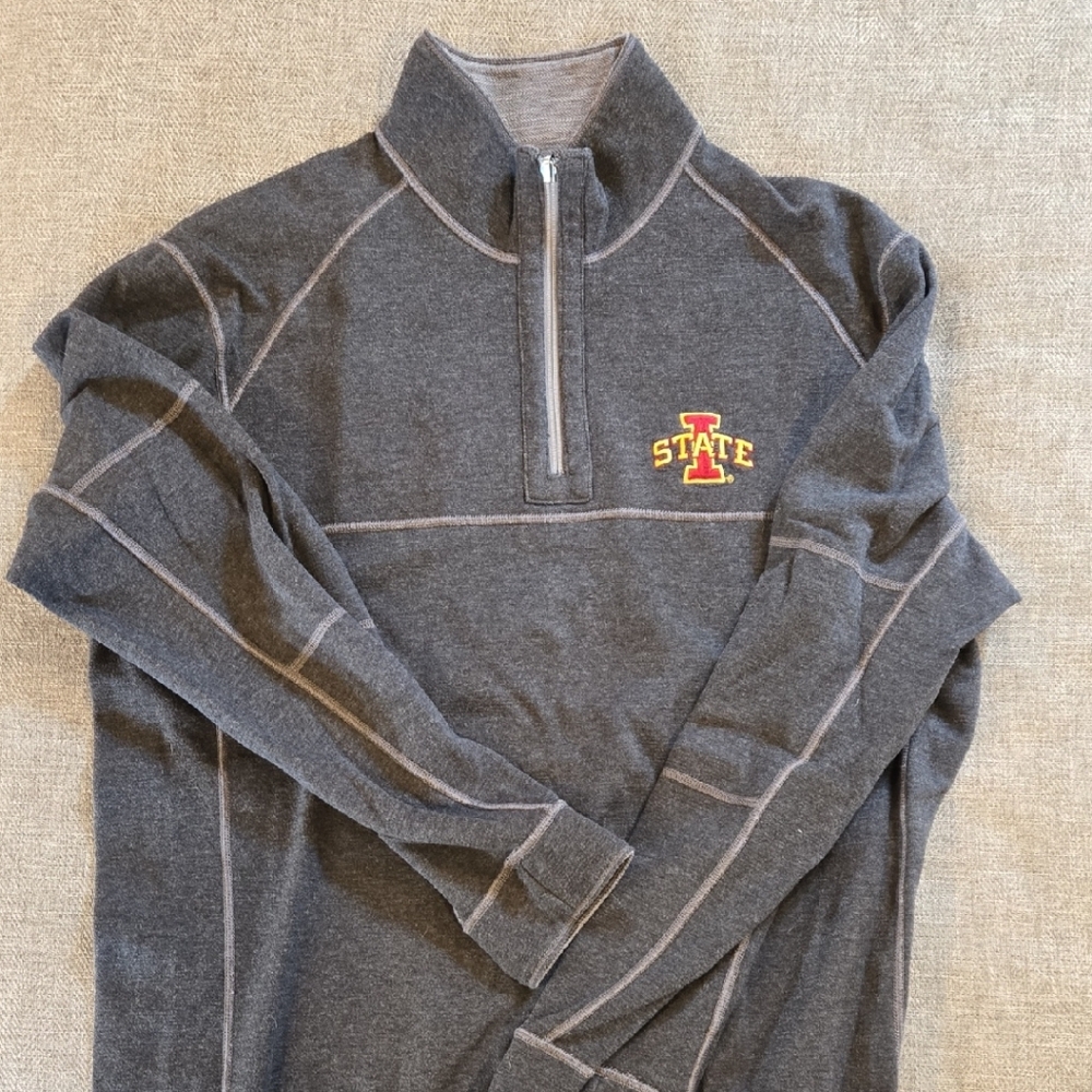 Iowa State Tommy Bahama Reversible Quarter Zip